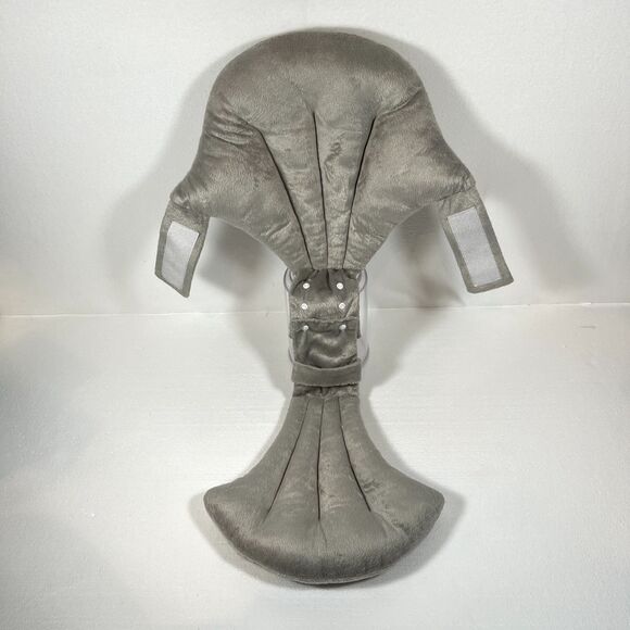 Kidco HuggaPod Portable Baby Infant Support Seat - Gray Velour Adjustable - Picture 4 of 5